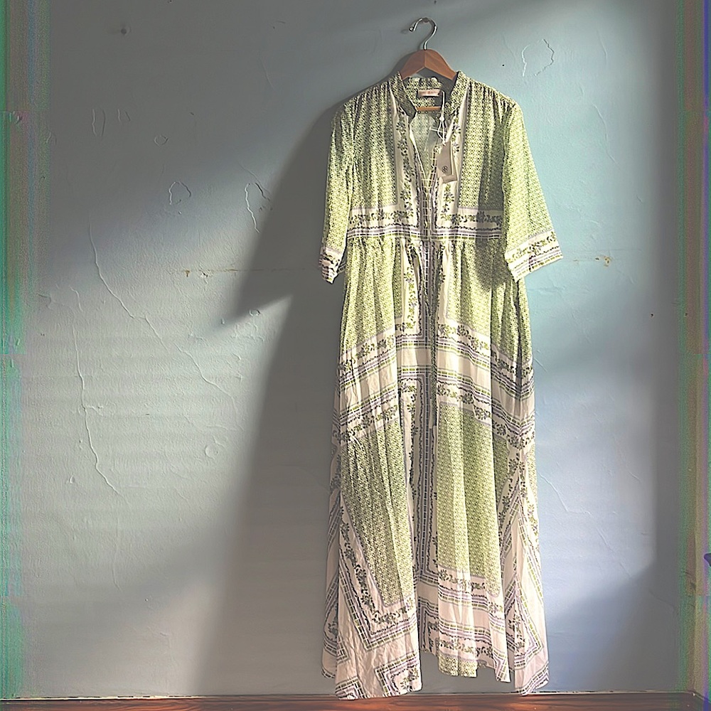 Tory Burch Printed Shirt Dress | Size Medium